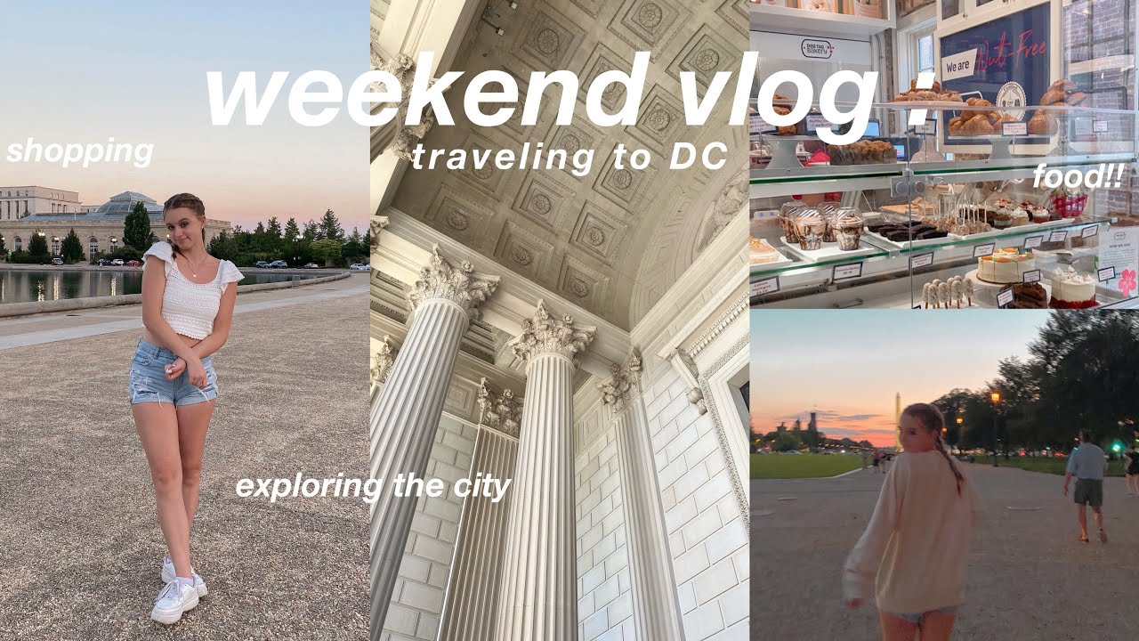 WEEKEND VLOG | going to dc for the weekend ✧･ﾟ