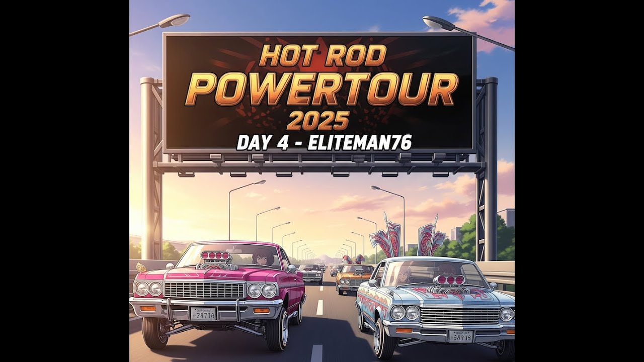 Hot Rod Powertour 2025 Day 4 Monroe Michigan