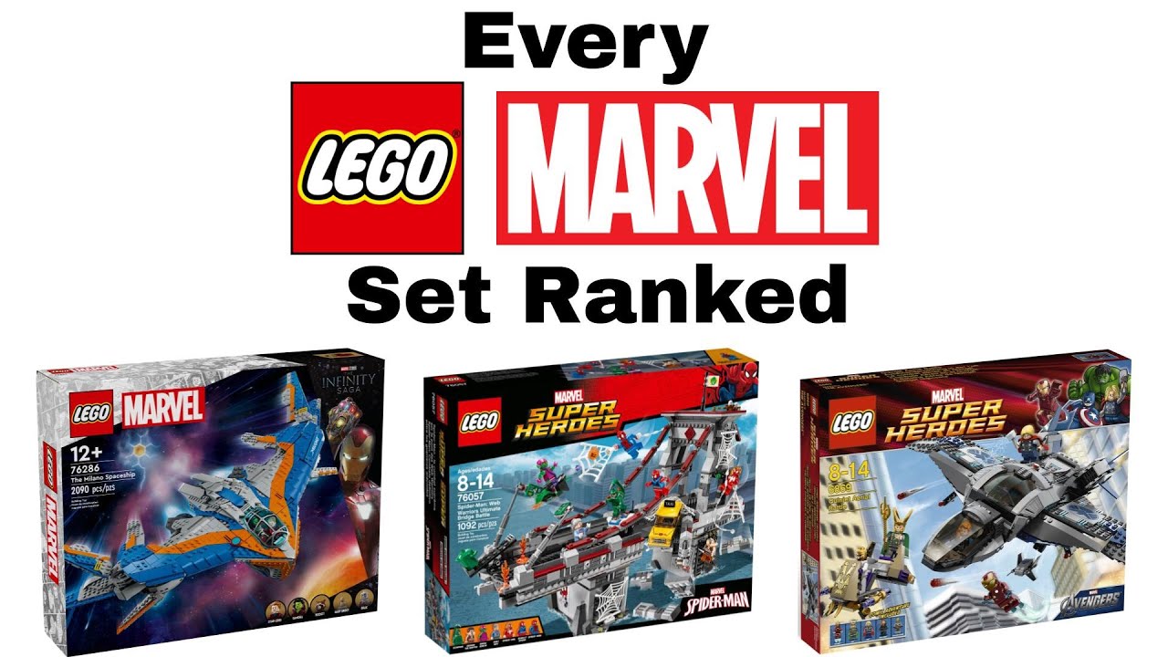 Every LEGO Marvel Super Heroes (2012-2025) Set Ranked