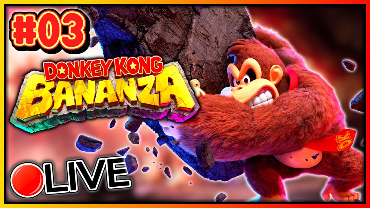 🔴 LIVE: Großartige Abenteuer in der Canyon-Schicht! 🍌 DONKEY KONG BANANZA [#03]