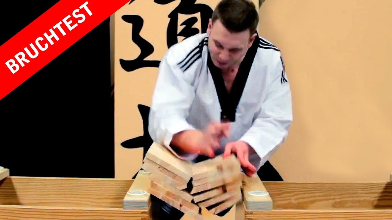 TAEKWONDO PERSÖNLICHER BRUCHTEST REKORD KRAFTTRAINING TAEKWONDO WARM UP TURBO TORBEN DOKUMENTATION