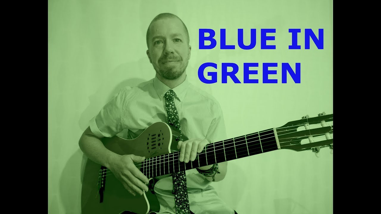 One voicing and scale over Blue in Green (Jazz Guitar Lesson 67)