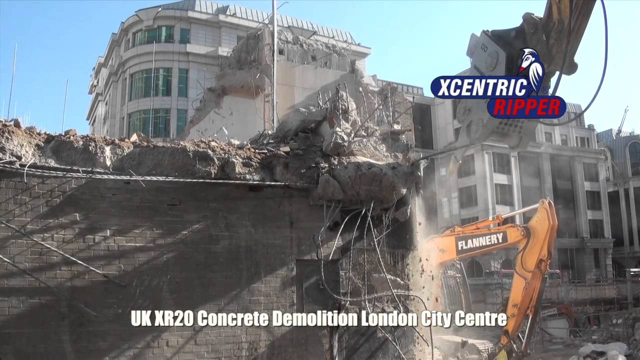 UK XR20 Concrete Demolition London City Centre
