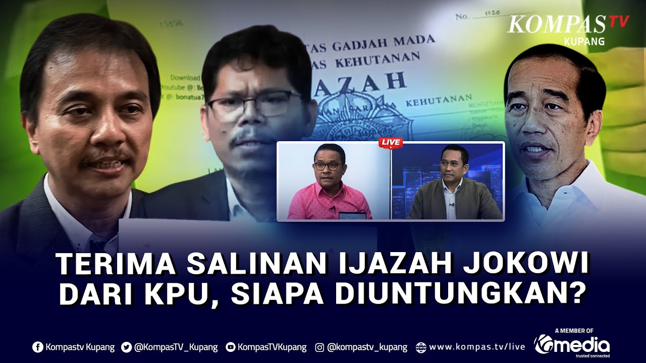 Debat Sampai Akhir! Salinan Ijazah Jokowi Tanpa Sensor Diterima, Siapa yang Paling Diuntungkan?