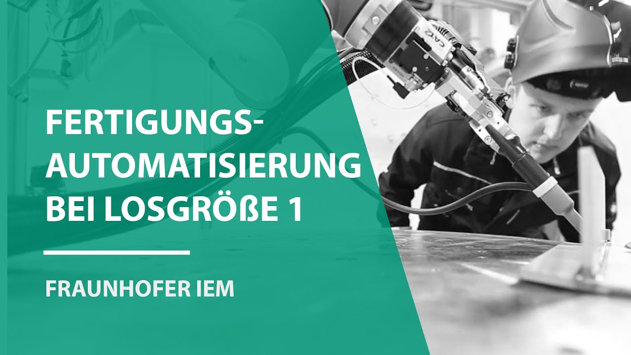 Fertigungsautomatisierung bei Losgr&ouml;&szlig;e 1