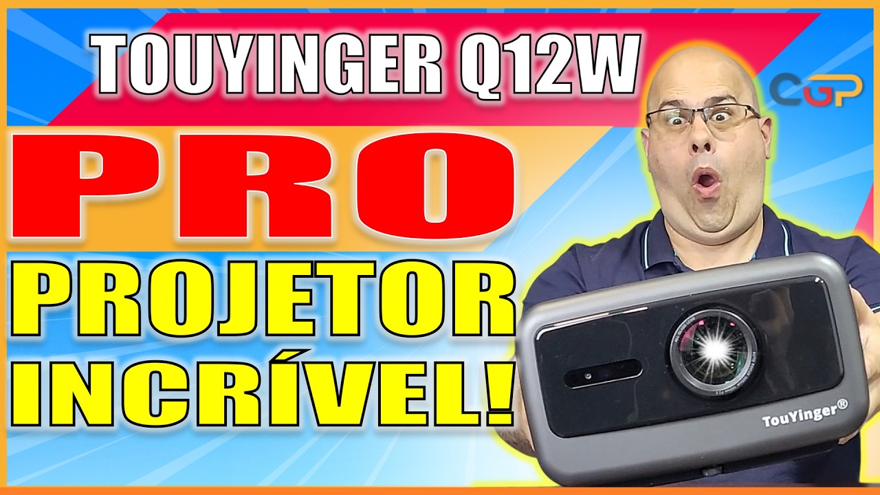 PODEROSO, BOM PREÇO E DE QUALIDADE! MELHOR PROJETOR LCD LED QUE TESTEI: TOUYINGER Q12W PRO. Geek465