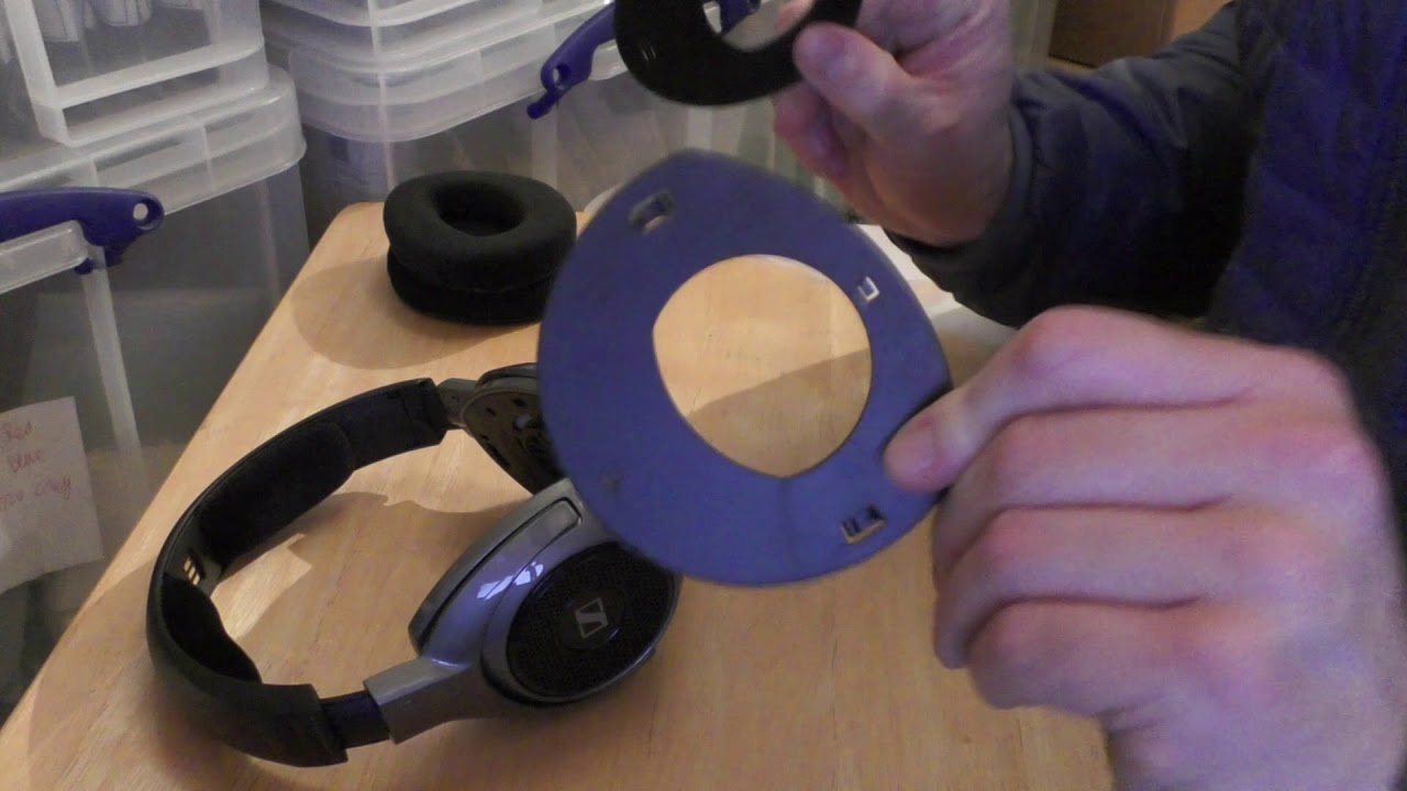 AHG Ear Pad installation for Sennheiser RS160 RS170 RS180 and HDR160 HDR170 HDR180