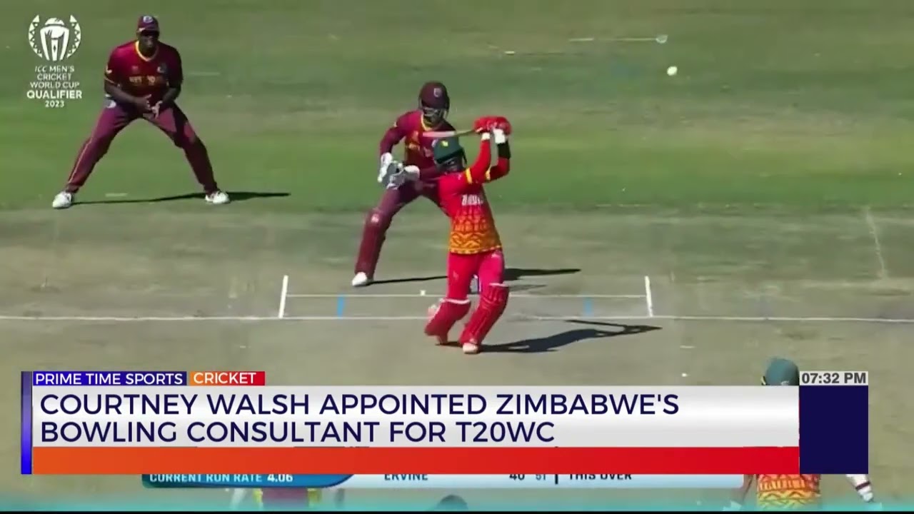 Courtney Walsh Appointed Zimbabwe's Bowling Consultant For T20WC | TVJ Sports