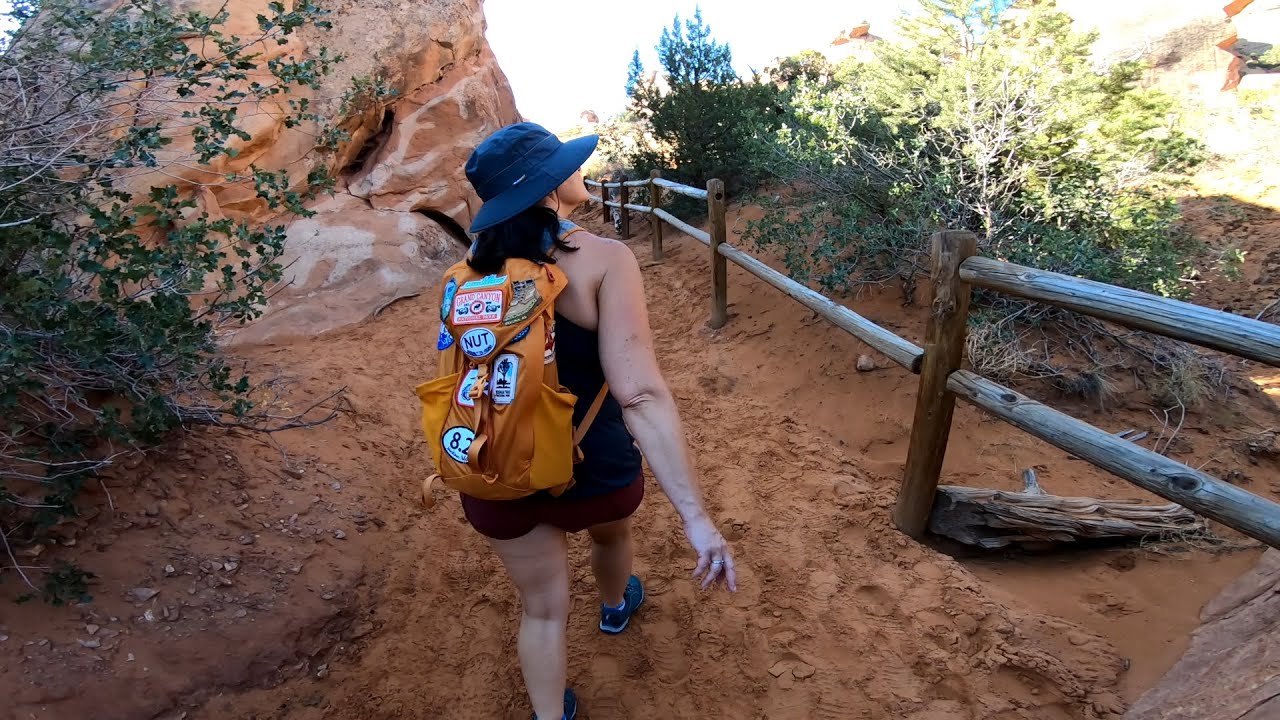 Arches National Park Hike - Landscape Arch Trail