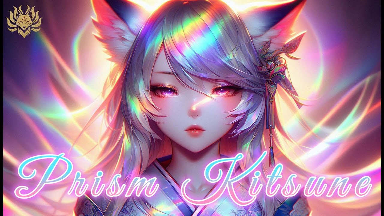 ✨🦊 Prism Gaze Kitsune – Mystical Japanese Spirit Music 🌙🎐 (1 Hour) ✨
