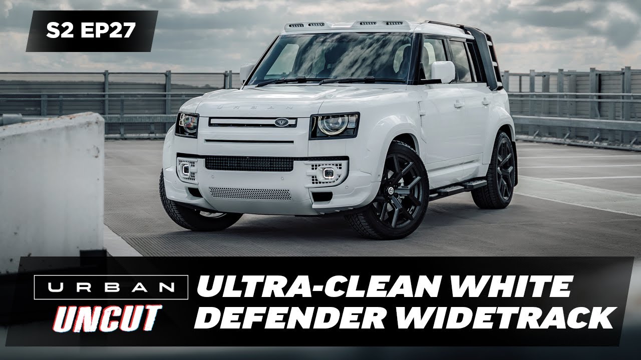 Полностью белый DEFENDER 110 URBAN WIDETRACK | Модифицированный M3 Touring Driven от Milltek | UR...