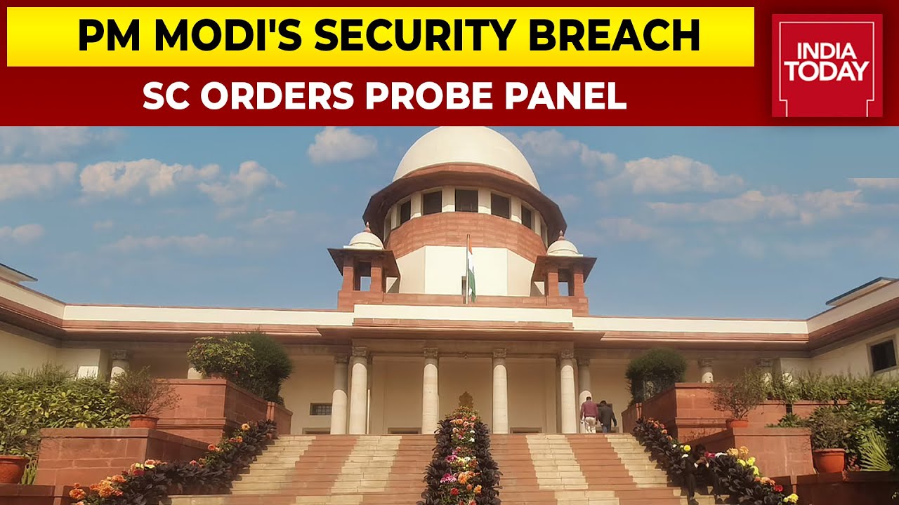 Supreme Court Orders 4-Member Probe Panel To Investigate PM Modi's Security Breach Incident
