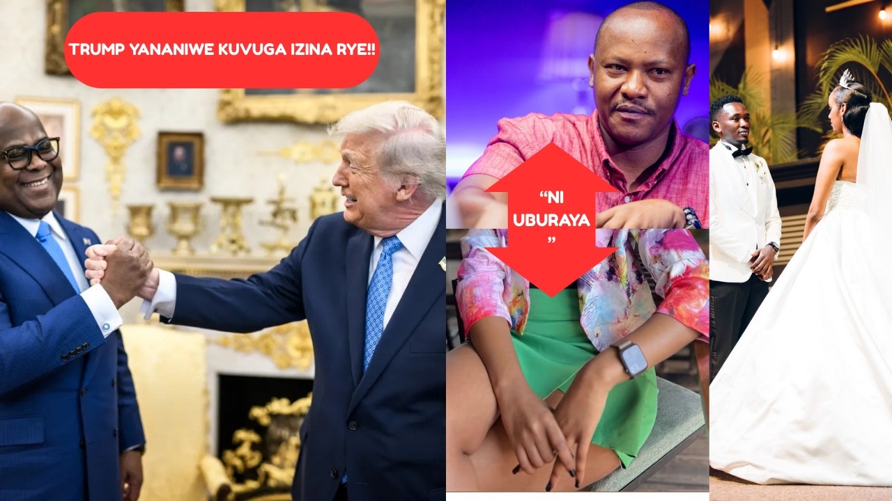 IBYO TRUMP YAKOREYE TSHISEKEDI MURI AMERIKA/UMUSHYIKIRANO/IBYA KNC WAVUZEKO HOSTING ARUBURAYA...