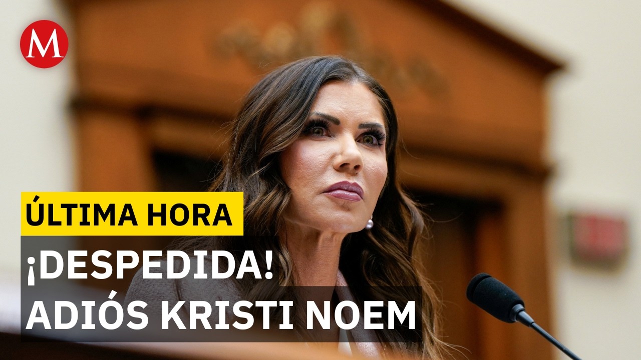 🚨Donald Trump destituye a Kristi Noem como Secretaria de Seguridad Nacional