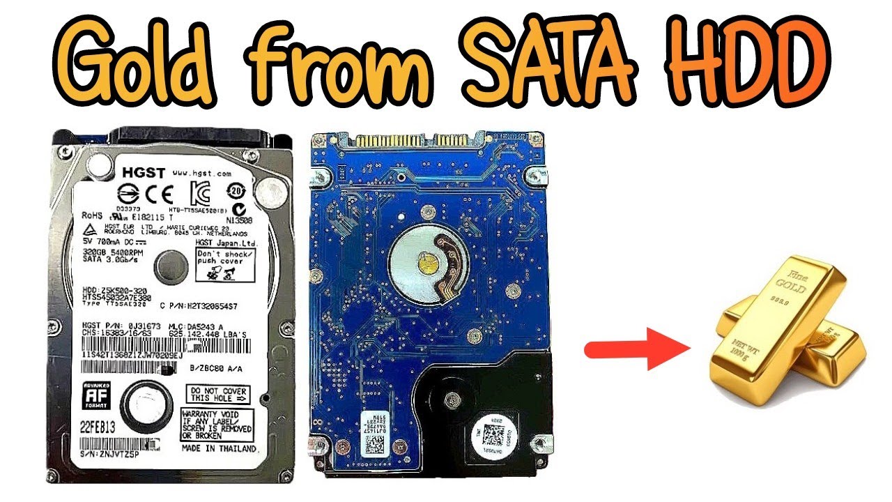 Computer Hard Disc Gold Recovery | Recover Gold From Hard Disc | Gold Recovery