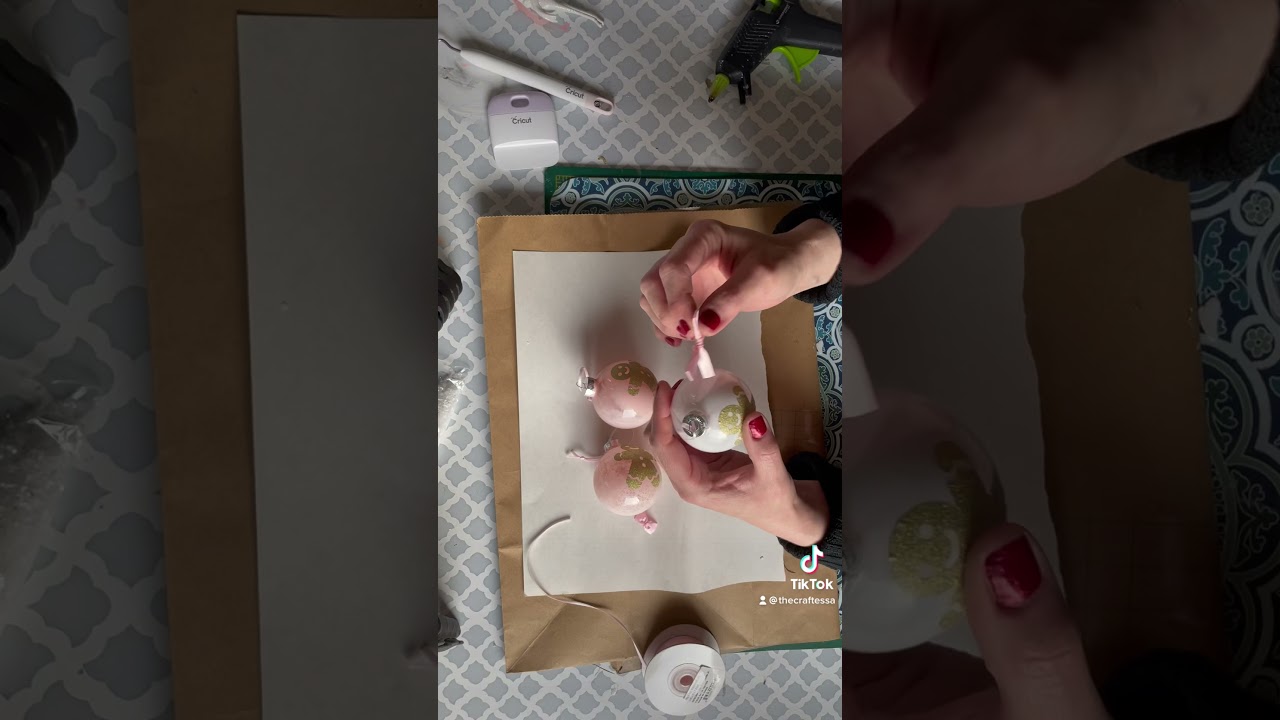 DIY Gingerbread ornaments #shorts #christmas #christmasdecor