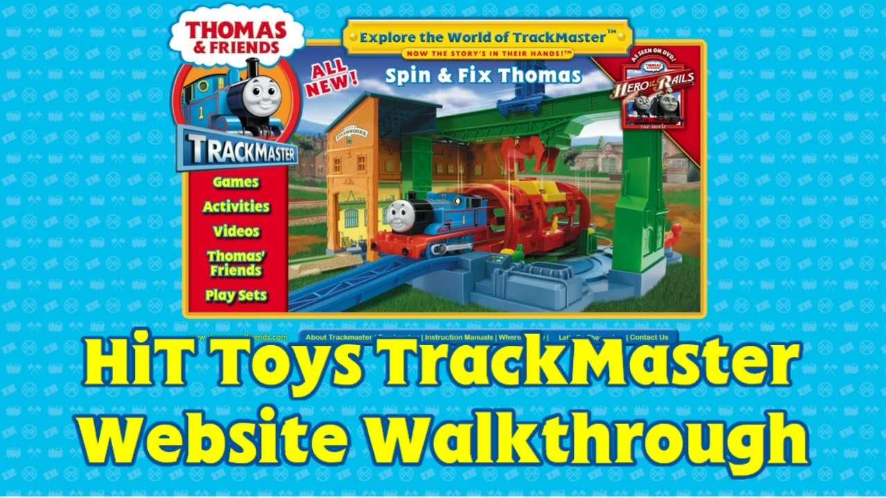 The HiT Toy Company TrackMaster Website Walkthrough