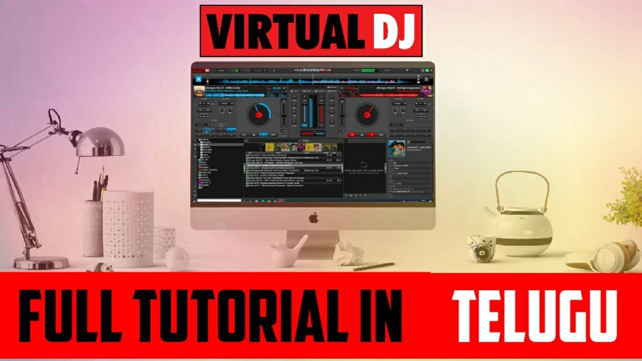 Learn How to make Virtual DJ 8 easily in telugu #part1 | VirtualDJ Tutorial | DJ telugu