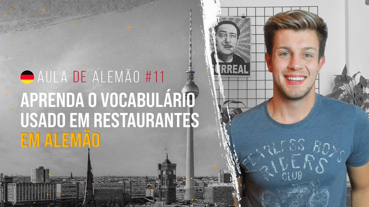 Aula de alemão #11: Descubra como pedir sua comida em alemão | Vocabulário de restaurante