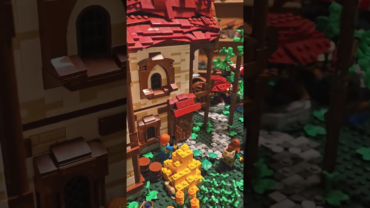 Amazing Lego Medieval House Moc! #lego #legohouse #legomocs