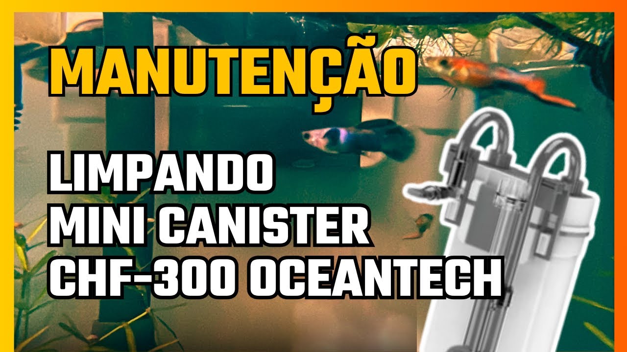 COMO FAÇO A MANUTENÇÃO NO MEU MINI CANISTER CHF-300