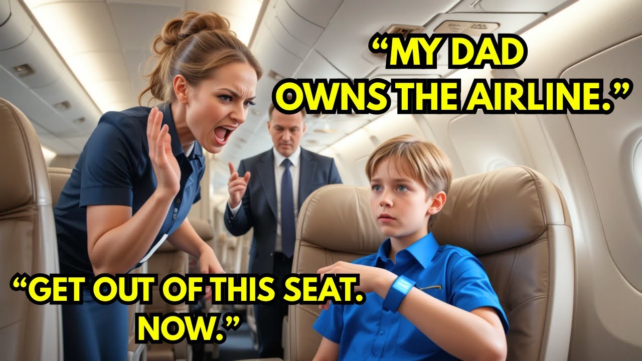 Flight Attendant Slaps Toddler in First Class—Panics Realizing He’s SkyVista CEO’s 4-Year-Old Son