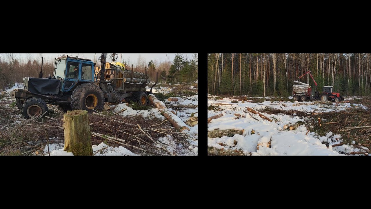 rebuilt two MTZ 82 forwarder-обзор сделан по просьбе подписчиков