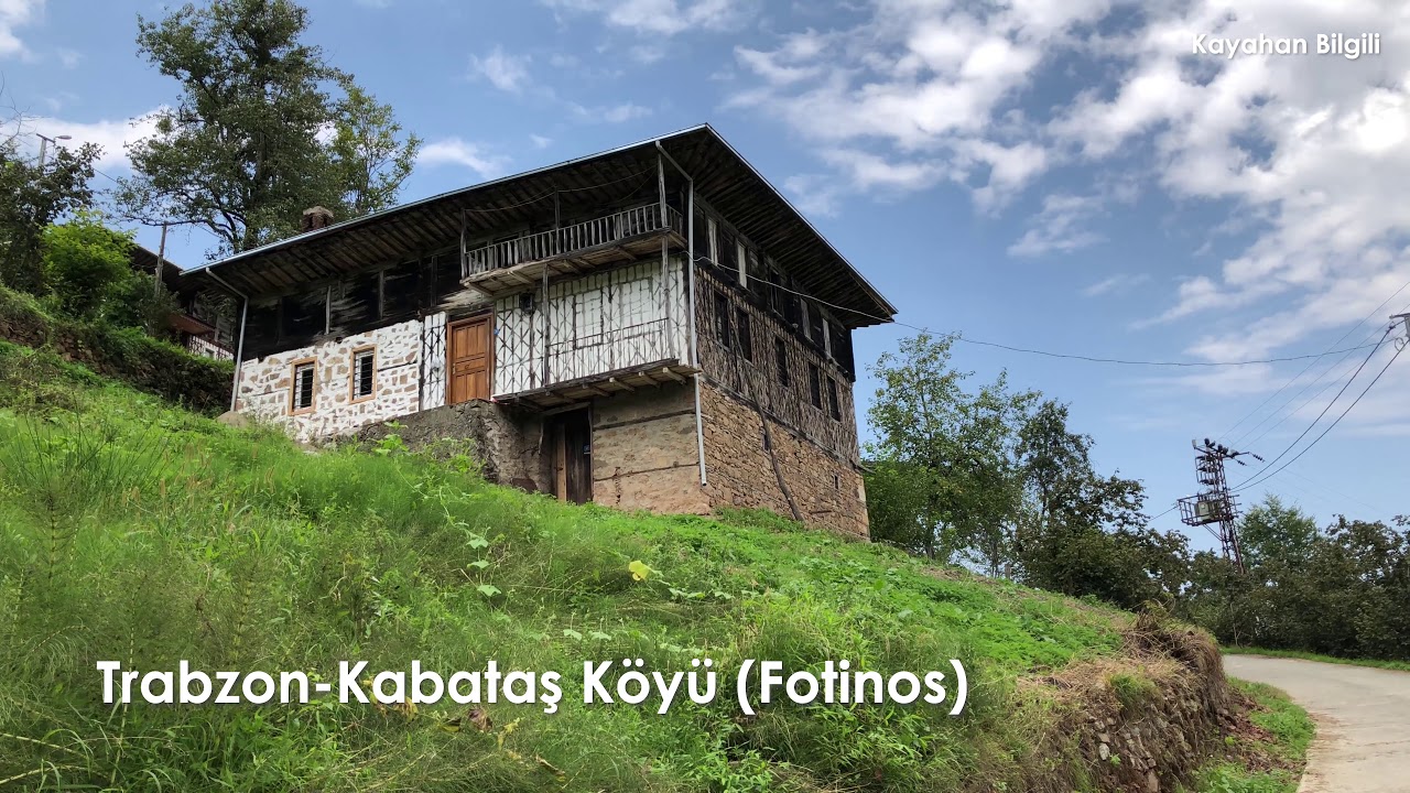 Trabzon - Çaykara - Kabataş Köyü (Fotinos) 4k