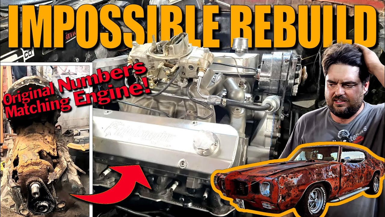 Holey Goat Is Reunited With Its NUMBERS MATCHING ORIGINAL Engine! Rebuilding The IMPOSSIBLE!