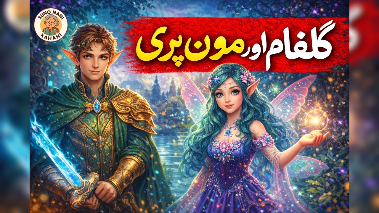 👸 گلفام اور مون پری 👑🌙👴 🤴 Gulfam aur Moon Pari ✨ 🌙 Urdu Bedtime Story 🌿 Suno Nani Kahani (SNK)