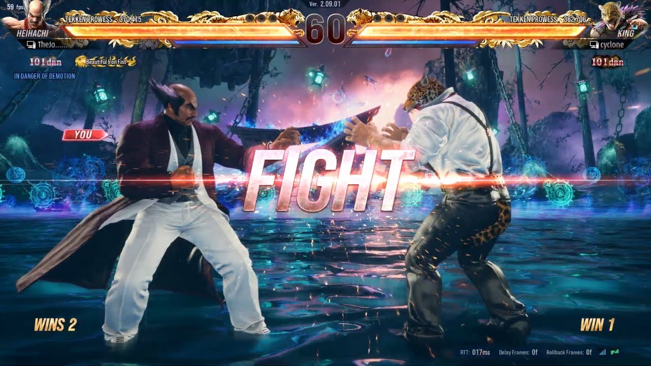 Tekken 8 | King is Strong Heihachi Ran into The GOD 1 Strong King in Rank..!!