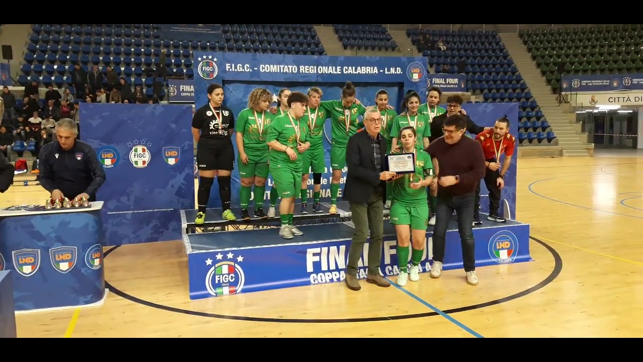 Premiazione Finale Coppa Italia Regionale Calcio a 5 Femminile