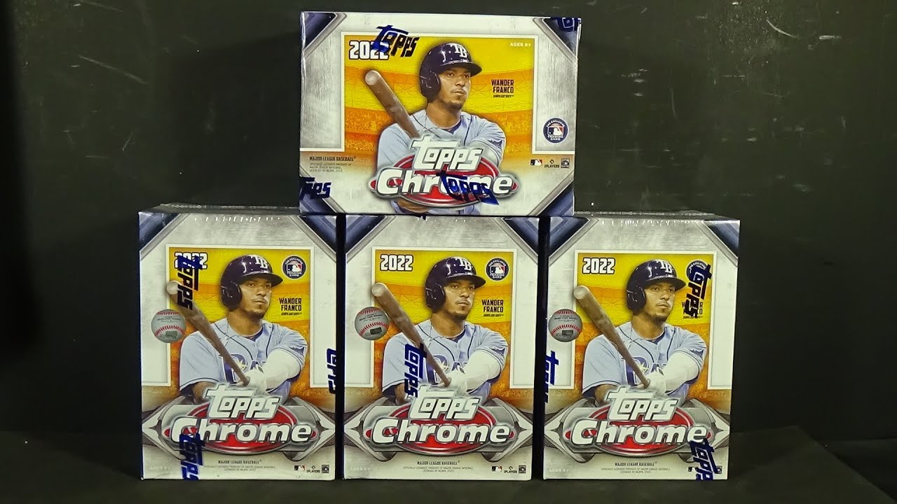 2022 Topps Chrome Baseball 4 Blaster Box Break! Nice!