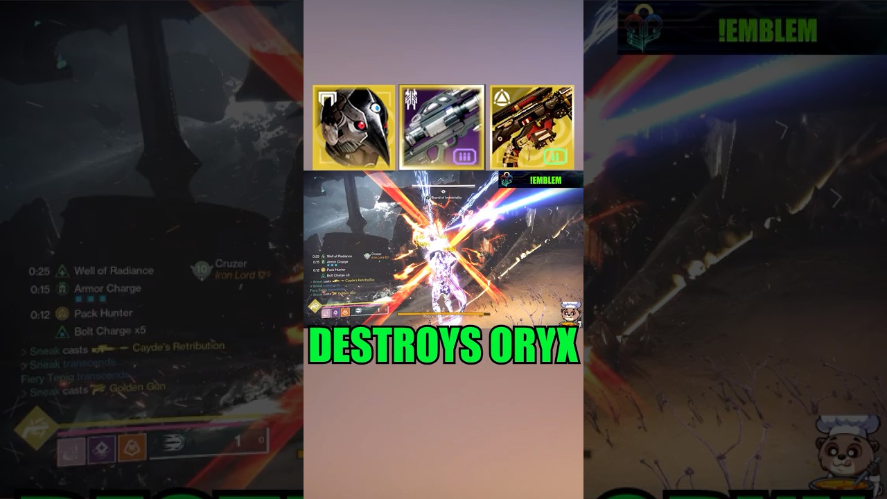 Охотник на DPS просто получает удовольствие от уничтожения Орикса... Destiny 2