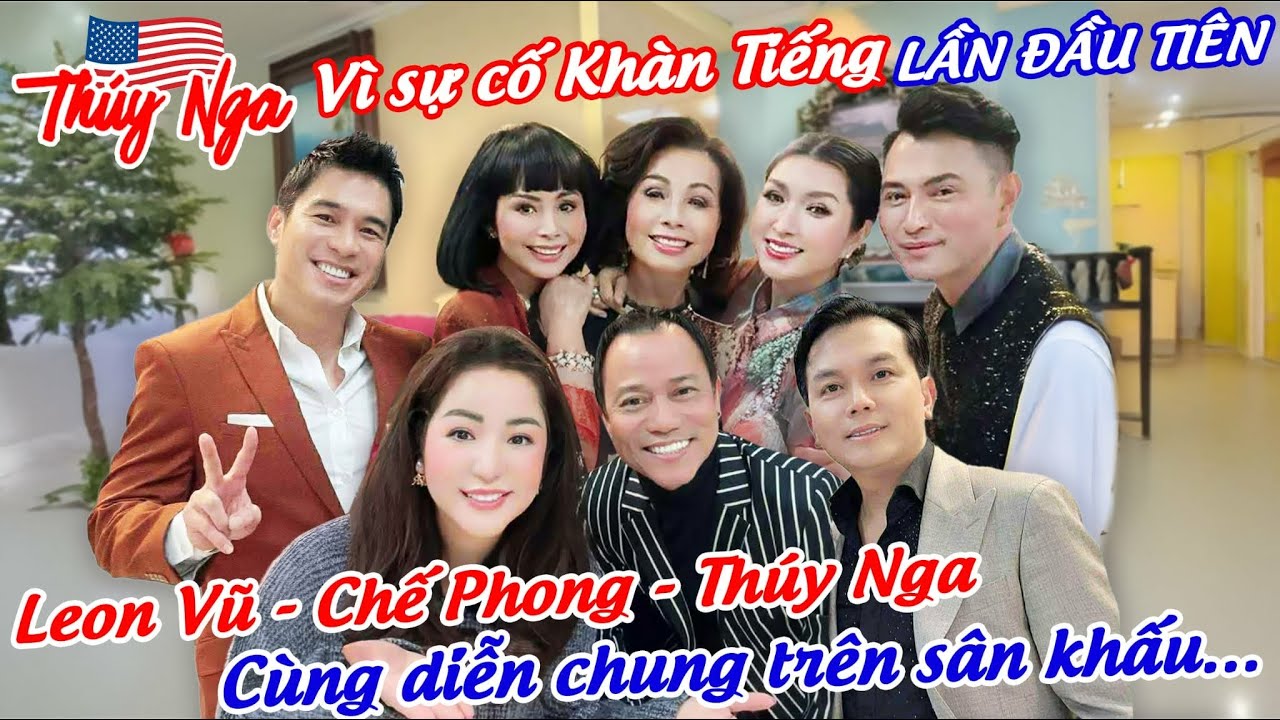 Vì sự cố khàn tiếng lần đầu tiên.. Leon Vũ - Chế Phong - Thuý Nga cùng diễn trên sân khấu…