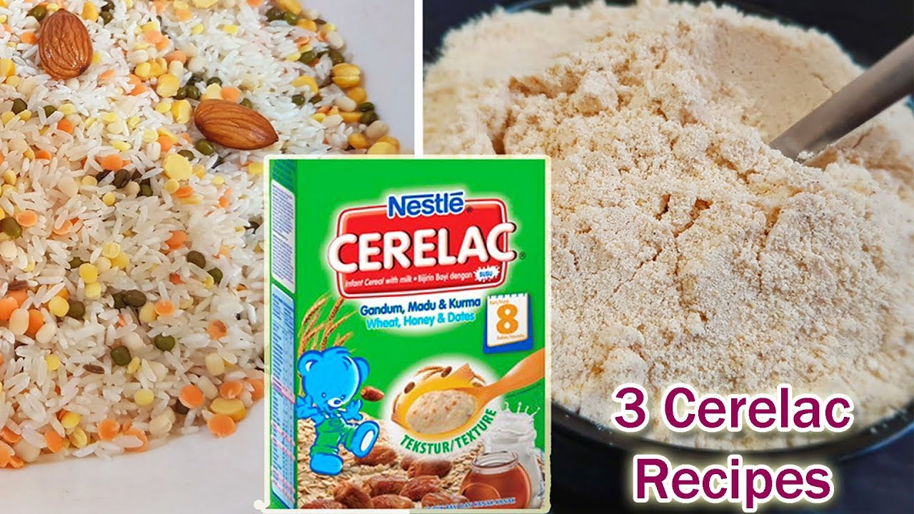 BABY FOOD  || 3 Cerelac Recipes || Weight gaining & Healthy