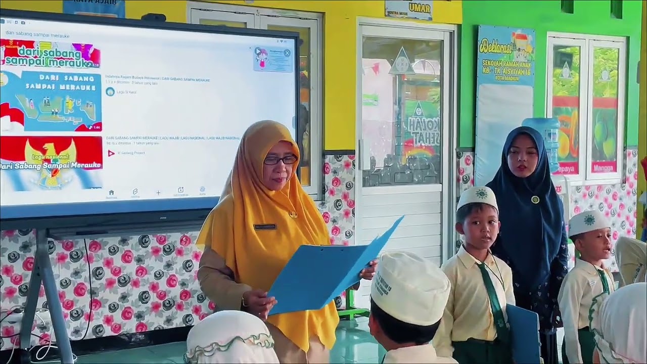 HARI BARU untuk Menyambut Semester II dengan ceria dan penuh semangat