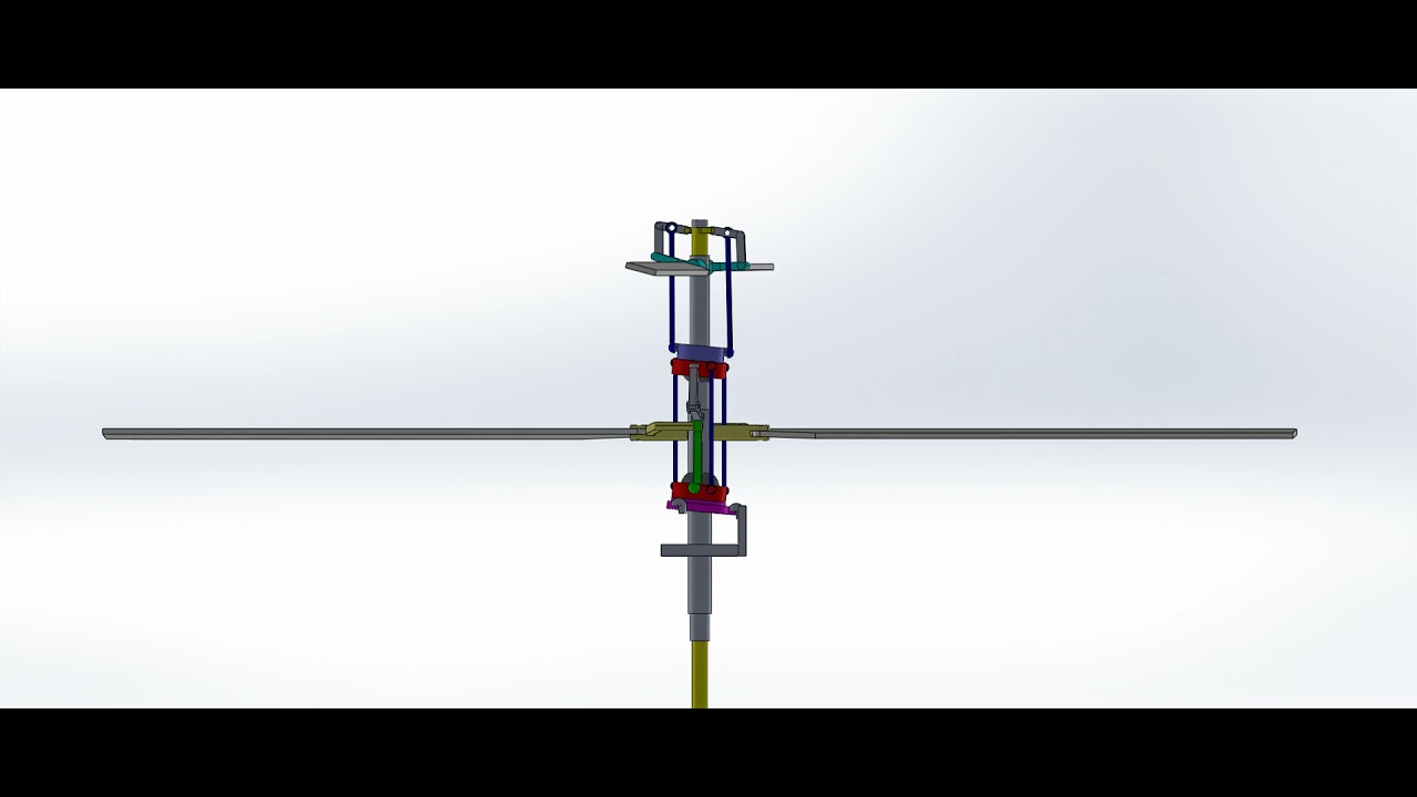 Coaxis Swashplate Heli View 1 Animation