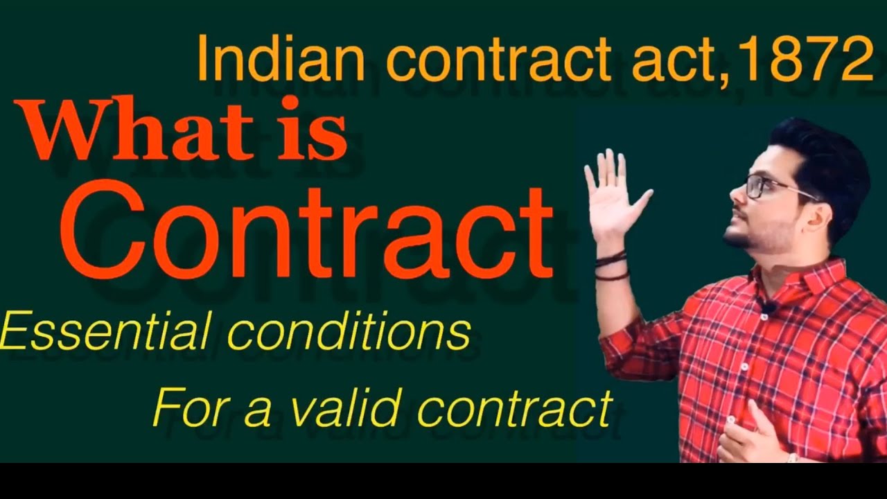 What is contract| Essential conditions for a valid contract|Hindi| Chitra law academy