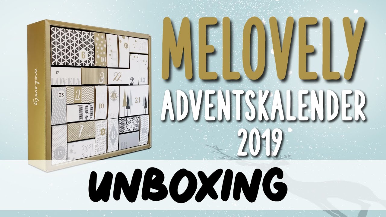 Melovely Adventskalender 2019 Inhalt UNBOXING