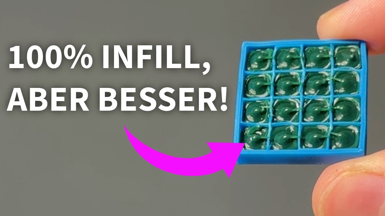 Stärkere 3D-Drucke durch Auffüllen des Infills!