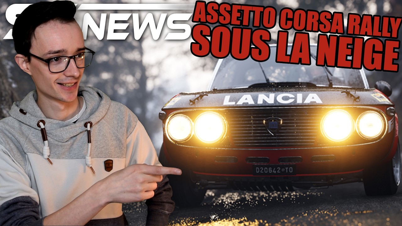Assetto Corsa Rally : Lancia Fulvia et neige dynamique | Tokyo Xtreme, iRacing, Nacon, Fanatec...