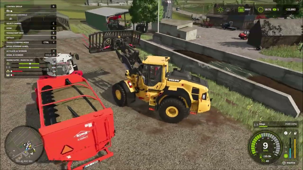 Farming Simulator 25. How to make Total Mixed Ration