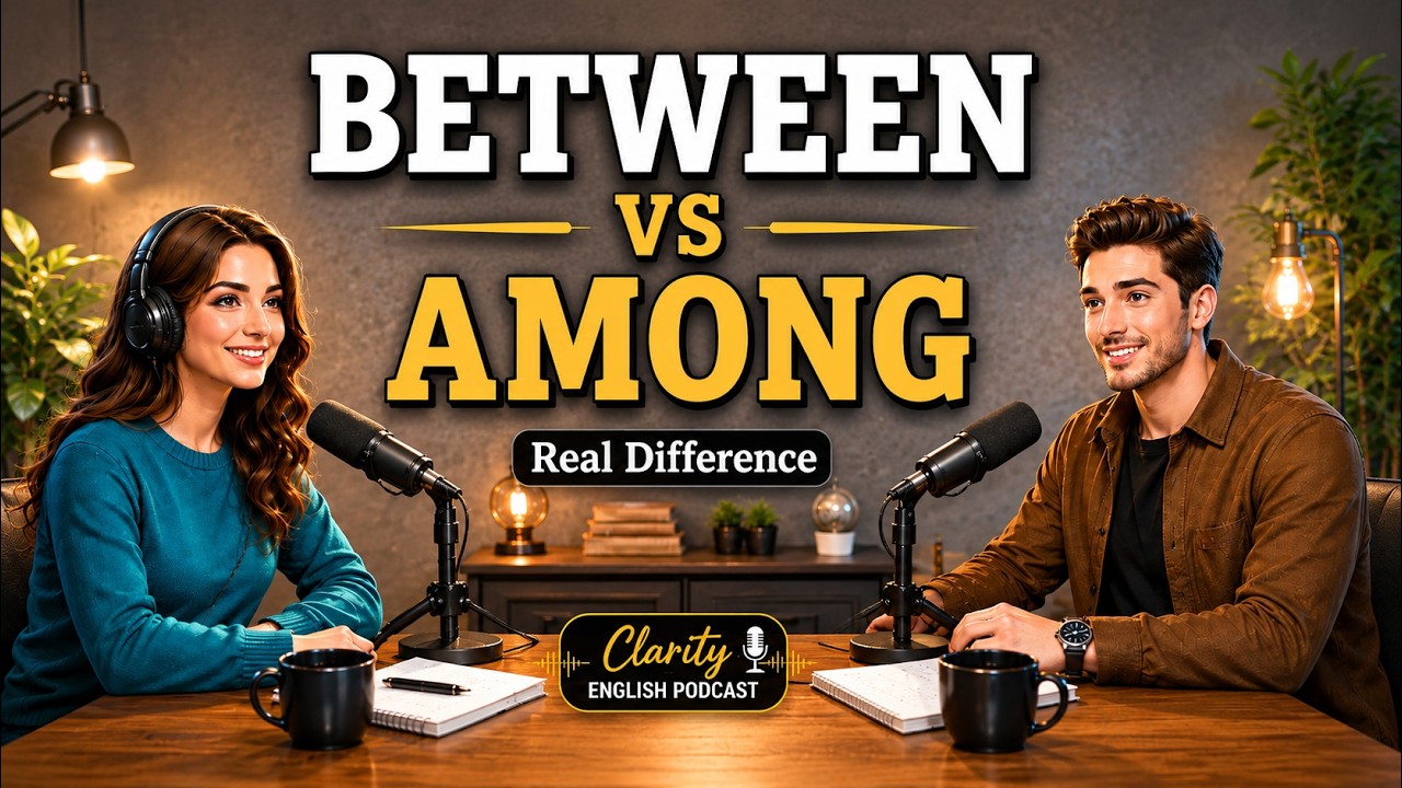 Как использовать BETWEEN и AMONG в повседневном английском | Подкаст Clarity English