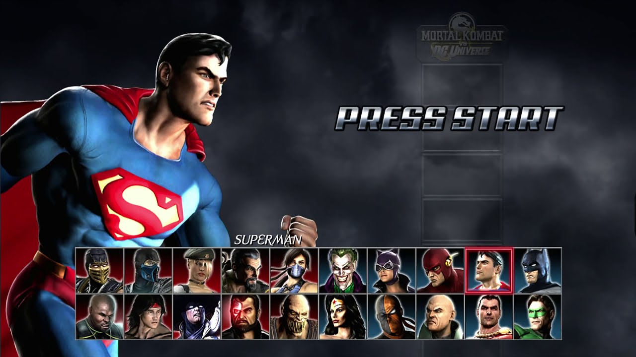 Mortal Kombat vs DC Universe - Arcade mode as Superman