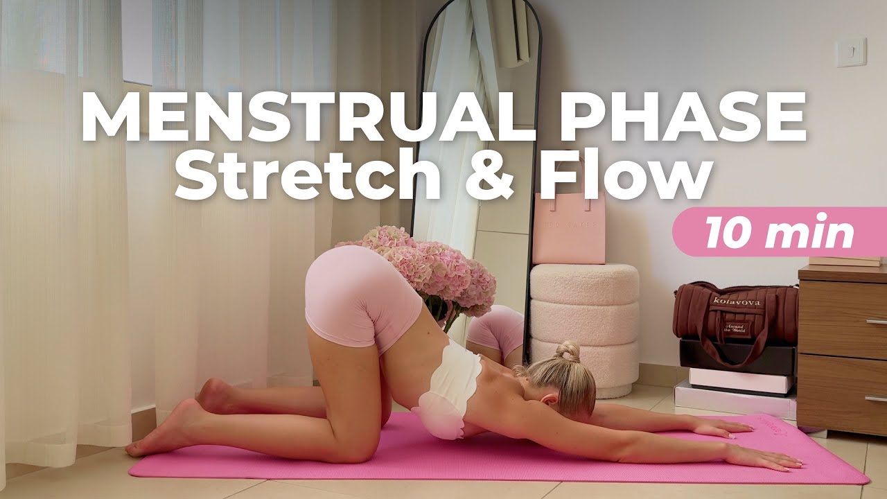 Menstrual Phase Stretch & Flow | Soothe Cramps & Boost Recovery