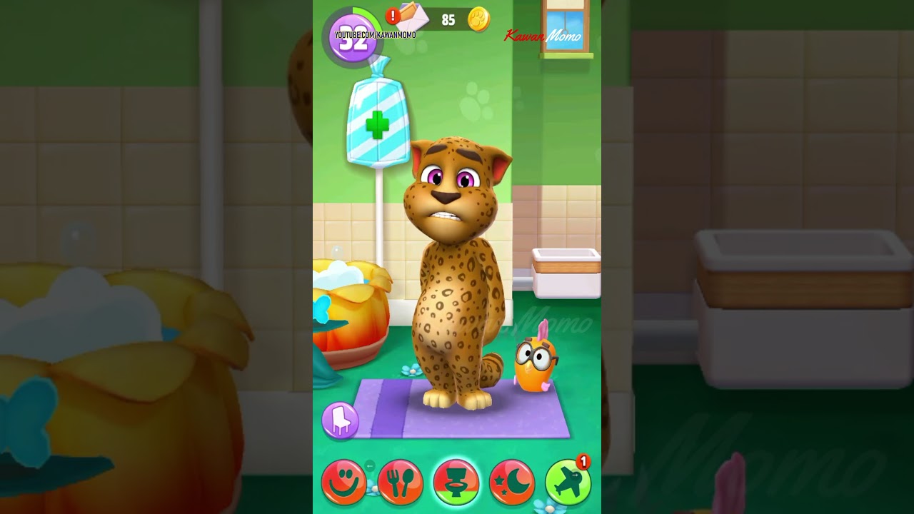 My Talking Tom 2 || Big Talking Tom in Toilet Bathroom to Poop Level 32