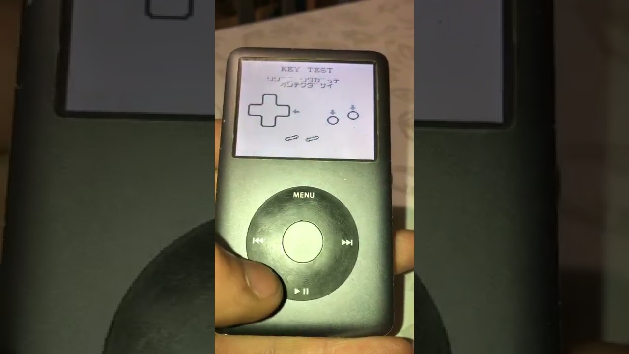 Rockbox Rockboy IPod Gameboy - Kensa controller test cartridge rom button input demo