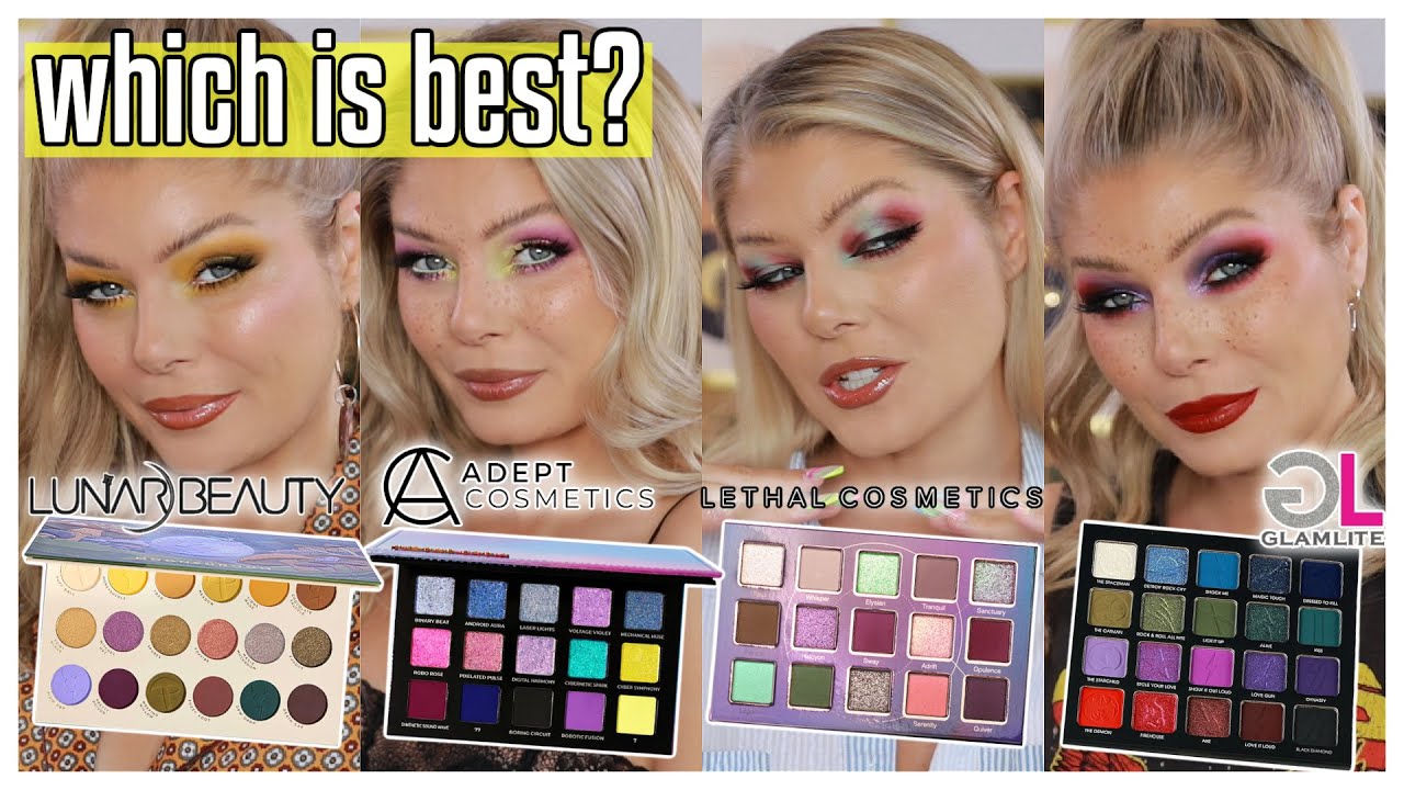 NEW & HOT Indie Makeup | 4 PALETTES 4 LOOKS