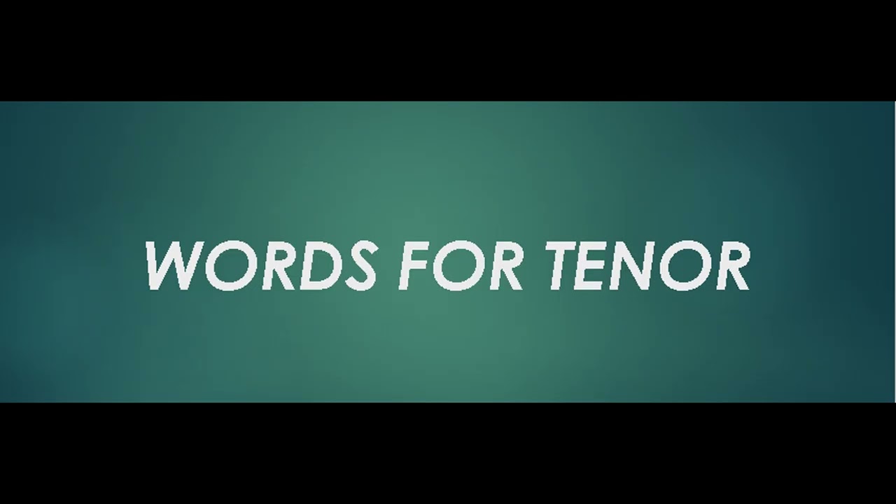 ANYANSA FO NO - TENOR